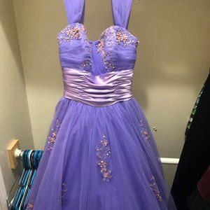 Purple Prom Dress Size 4